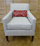 Antique Irish Bench with traditional stitched edge treatment